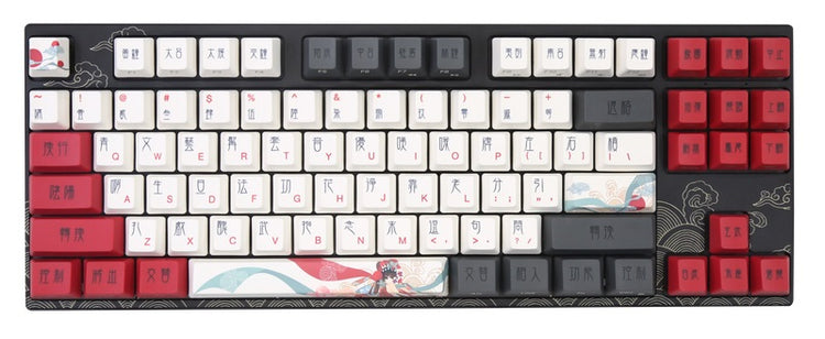 Varmilo VPT87 Beijing Opera TKL Hotswap Wireless RGB Keyboard MKCX6RXWKE |0|