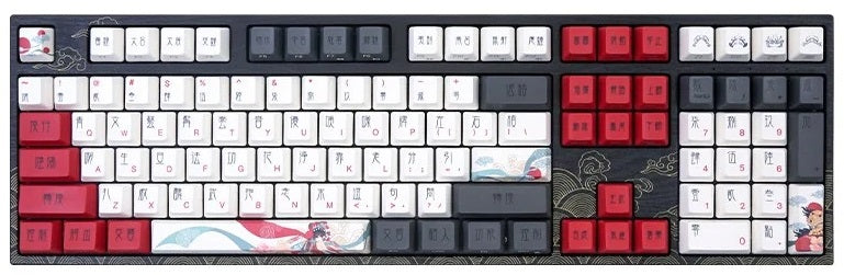 Varmilo VPT108 Beijing Opera Hotswap Wireless RGB Keyboard MKIO51JB7P |0|