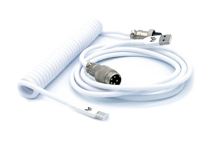 Matrix X Symfuhny White Coiled USB Cable