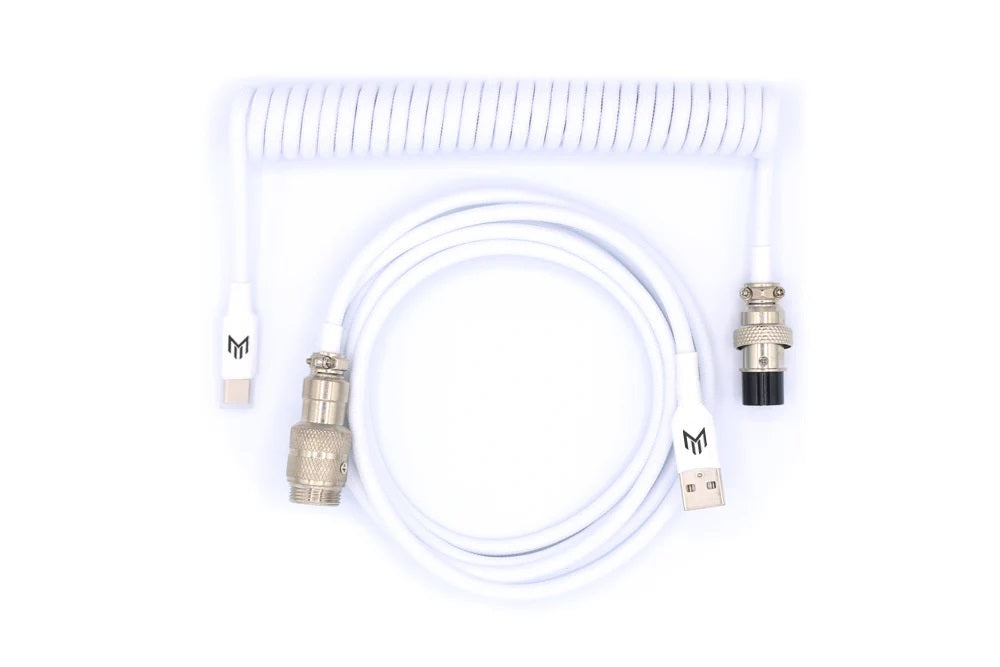 Matrix X Symfuhny White Coiled USB Cable MKZ9VH2X7F |69190|