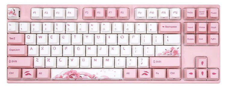 Varmilo VPM87 Sakura R2 TKL White LED EC Keyboard MK6EUTG95K |0|