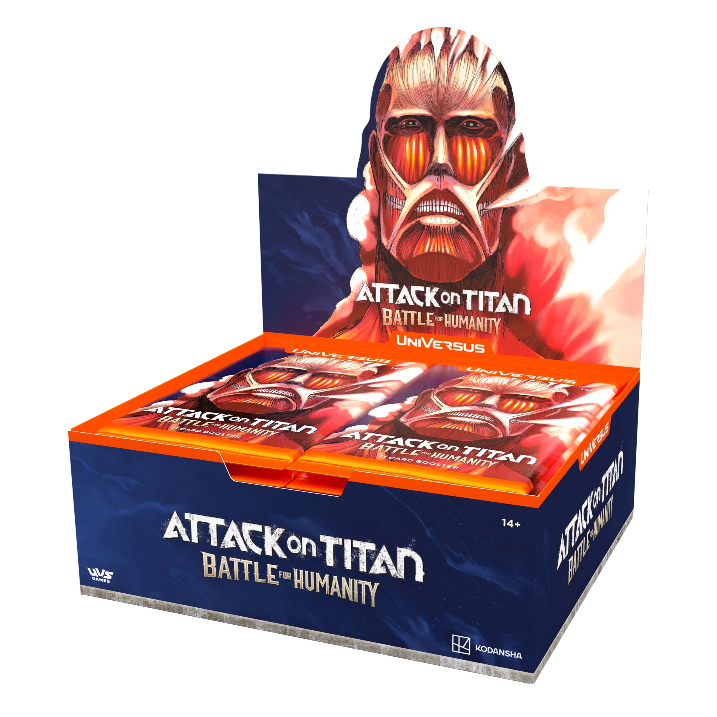 UniVersus CCG Challenger Series Attack on Titan - Battle for Humanity Booster Box MKVJXBTJNZ |0|