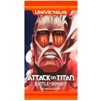 UniVersus CCG Challenger Series Attack on Titan - Battle for Humanity Booster Pack MKVGH06PUU |0|