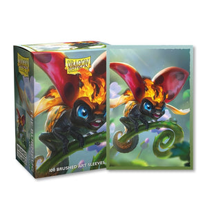 Dragon Shield Sleeves Standard Brushed Art Spirit Dragon The Burnbug 100CT MKR5JQYLH4 |0|