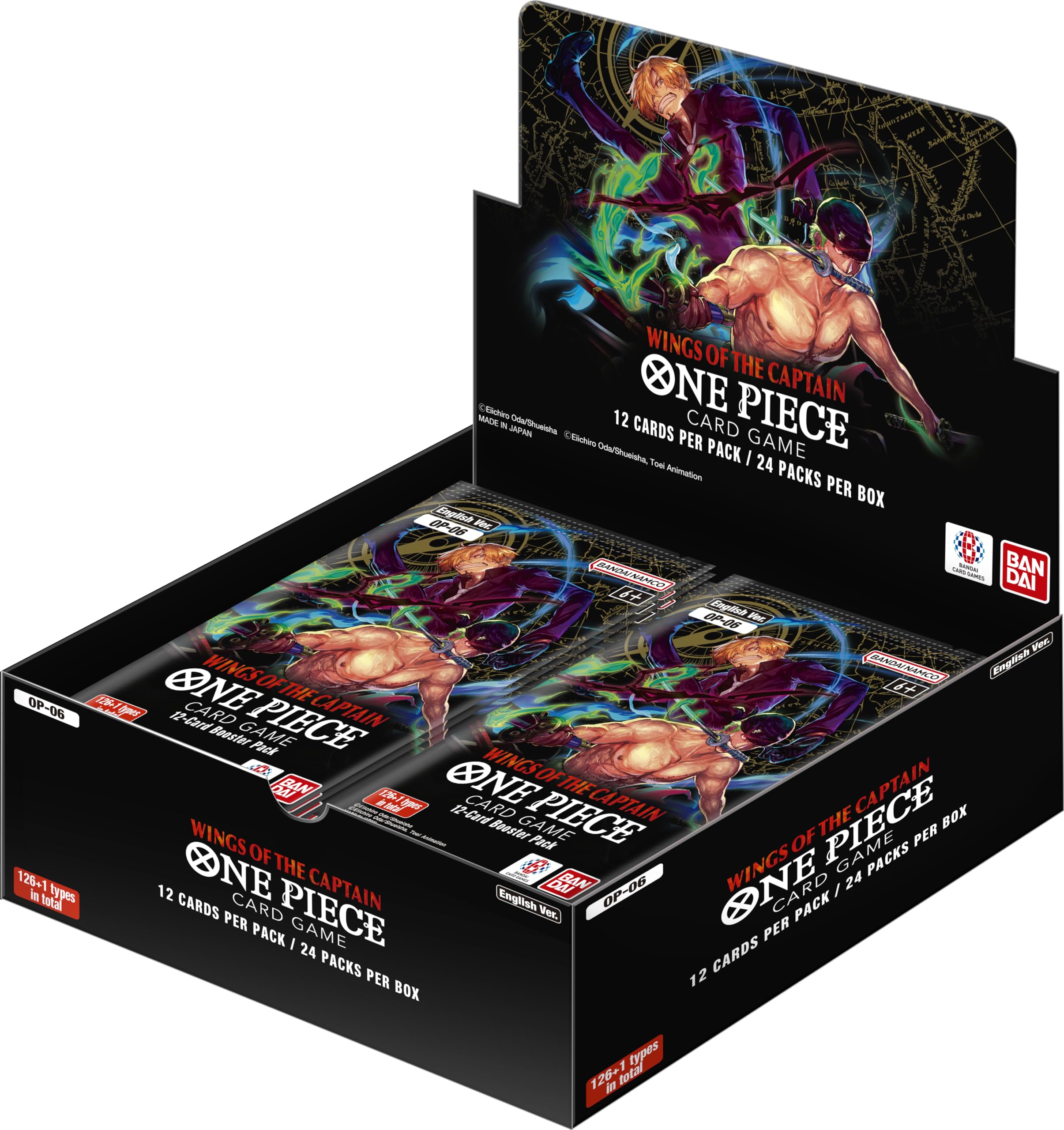 One Piece TCG Wings of the Captain Booster Box (OP 06) One Piece TCG Wings of the Captain Booster Box (OP 06)