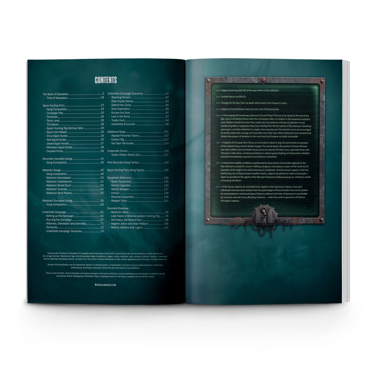 Necromunda Book of Desolation MK56SGPT58 |69630|