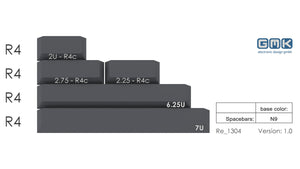 GMK Spacebar Kit - CYL Cherry Profile MKQBR01OXW |22954|