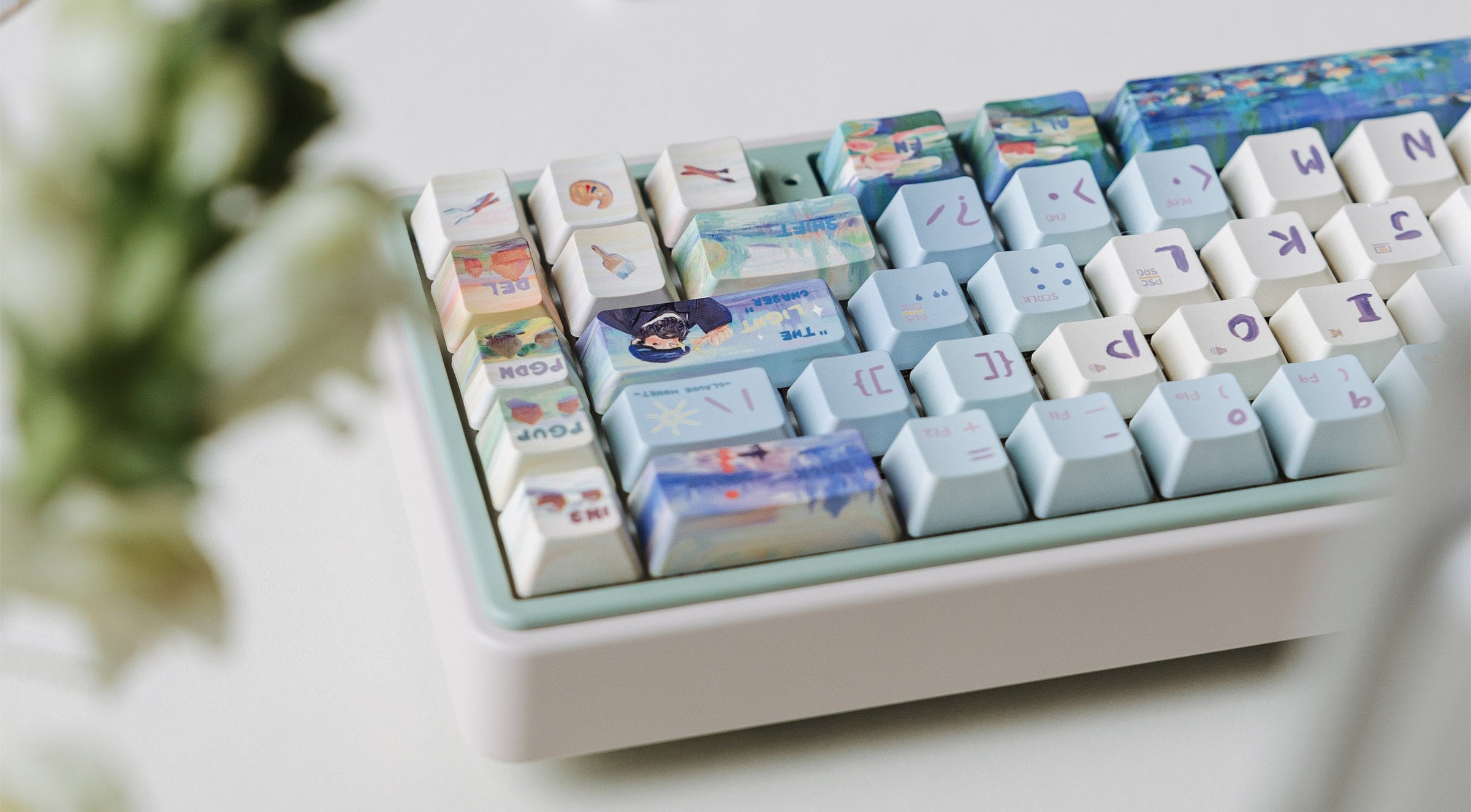 Varmilo Monet 123 Key Dye Sub PBT Keycap Set MKDVJN1C81 |69905|