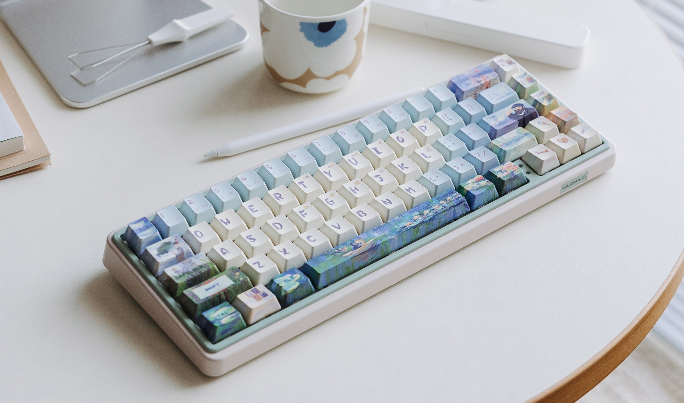 Varmilo Monet 123 Key Dye Sub PBT Keycap Set MKDVJN1C81 |69903|