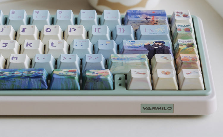 Varmilo Monet 123 Key Dye Sub PBT Keycap Set MKDVJN1C81 |69904|