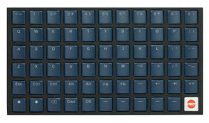 Tai-Hao Navy Blue THT Backlit 65 Key Double Shot PBT Low Profile (*) MK9G00BEI3 |0|