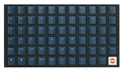 Tai-Hao Navy Blue THT Backlit 65 Key Double Shot PBT Low Profile Keycap Set