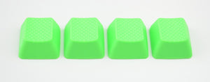 Tai-Hao 4 Key TPR Blank Rubber Keycap Set Neon Green Row 2 MKBSZZLX7B |38542|