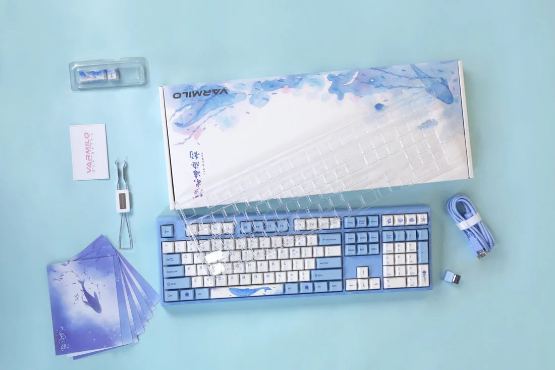 Varmilo APT108 Sea Melody Hotswap Wireless RGB MK2B9F54MG |70275|