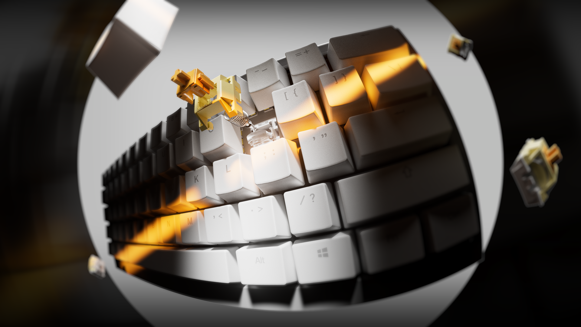 Ducky One X Mini 60% Inductive Keyboard MKFH5IIISV |73680|