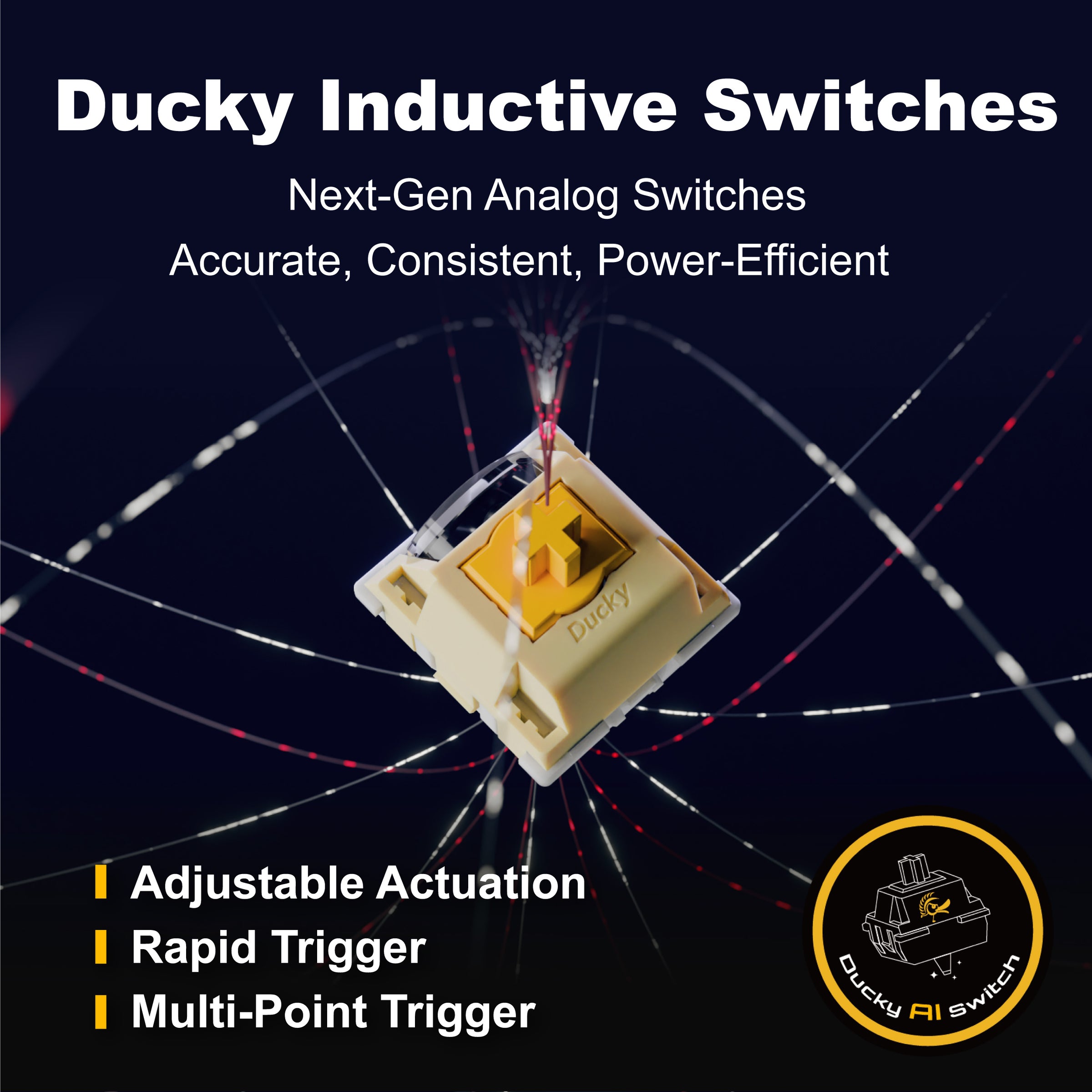 Ducky One X Mini 60% Inductive Keyboard MKFH5IIISV |73711|