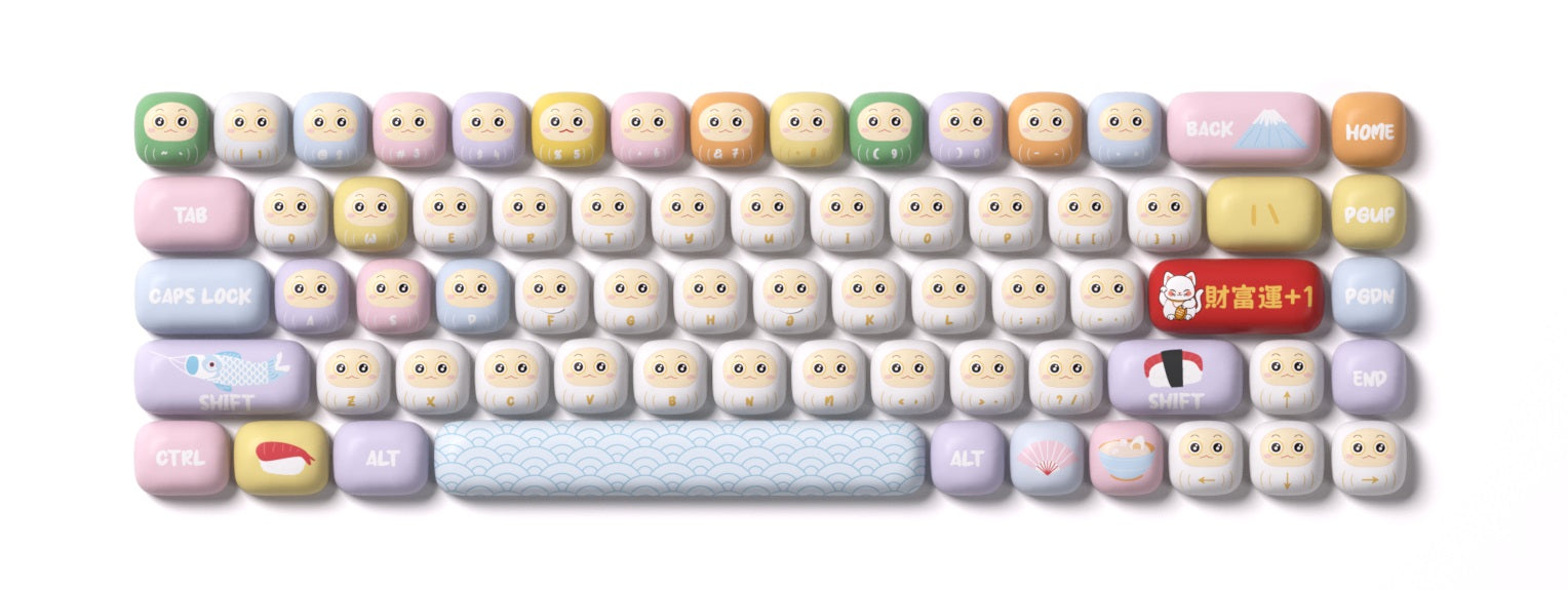 Akko Good Luck Charm 138 Key MOG Profile Dye Sub PBT Keycap Set MKA8N8DUZH |70515|