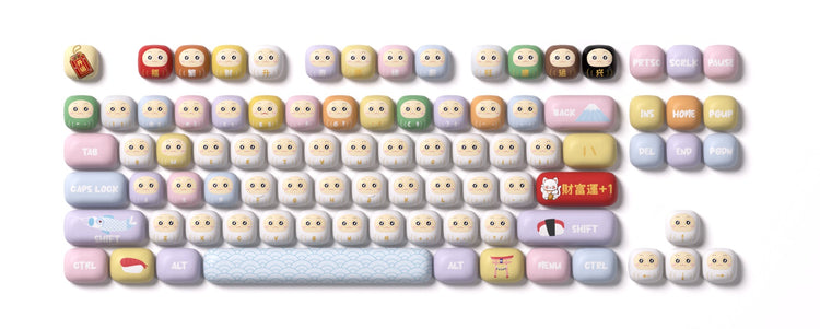 Akko Good Luck Charm 138 Key MOG Profile Dye Sub PBT Keycap Set MKA8N8DUZH |70516|