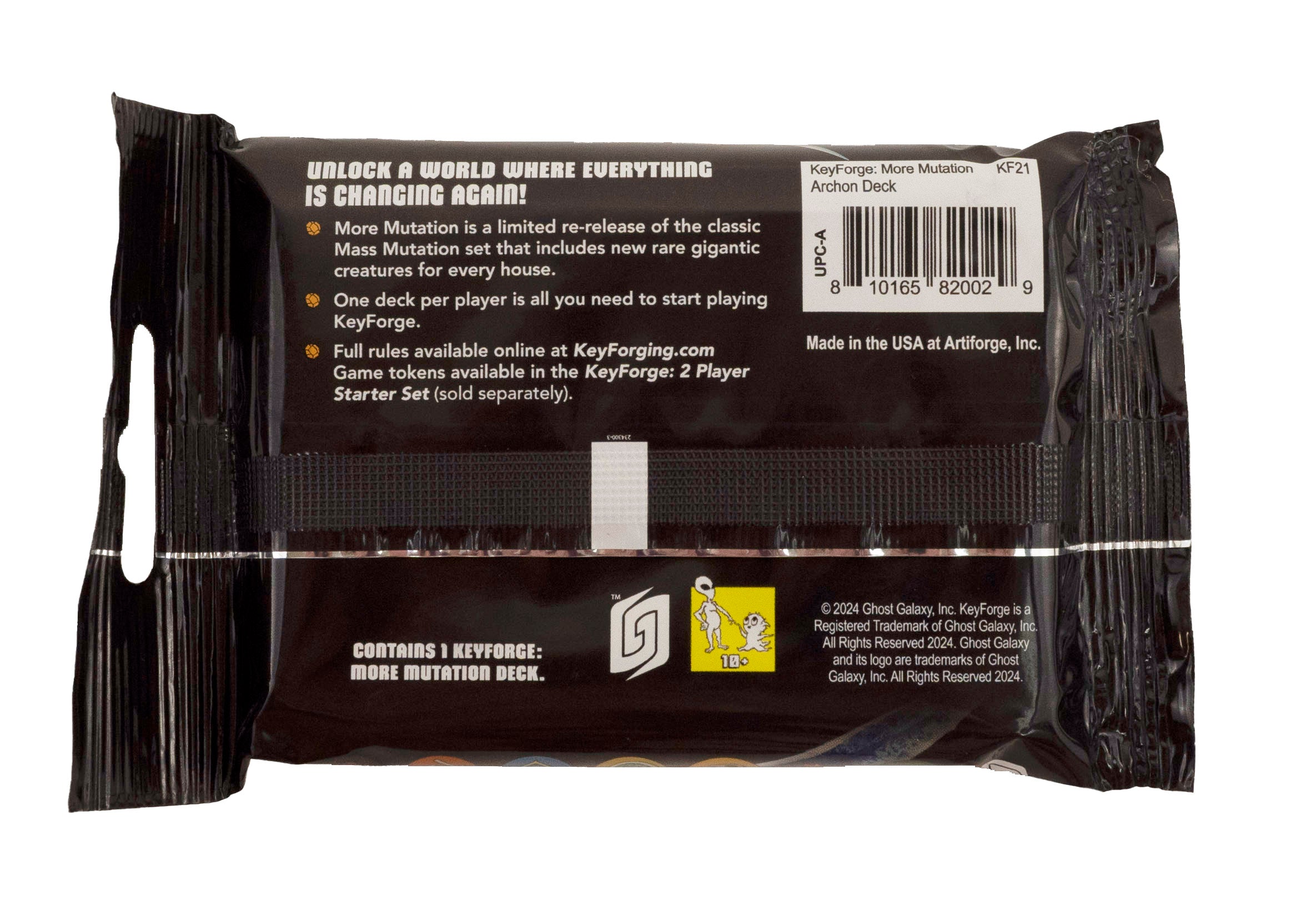 KeyForge MORE Mutation Deck MKUAIQTK25 |72414|