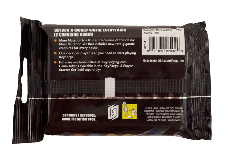 KeyForge MORE Mutation Deck MKUAIQTK25 |72414|