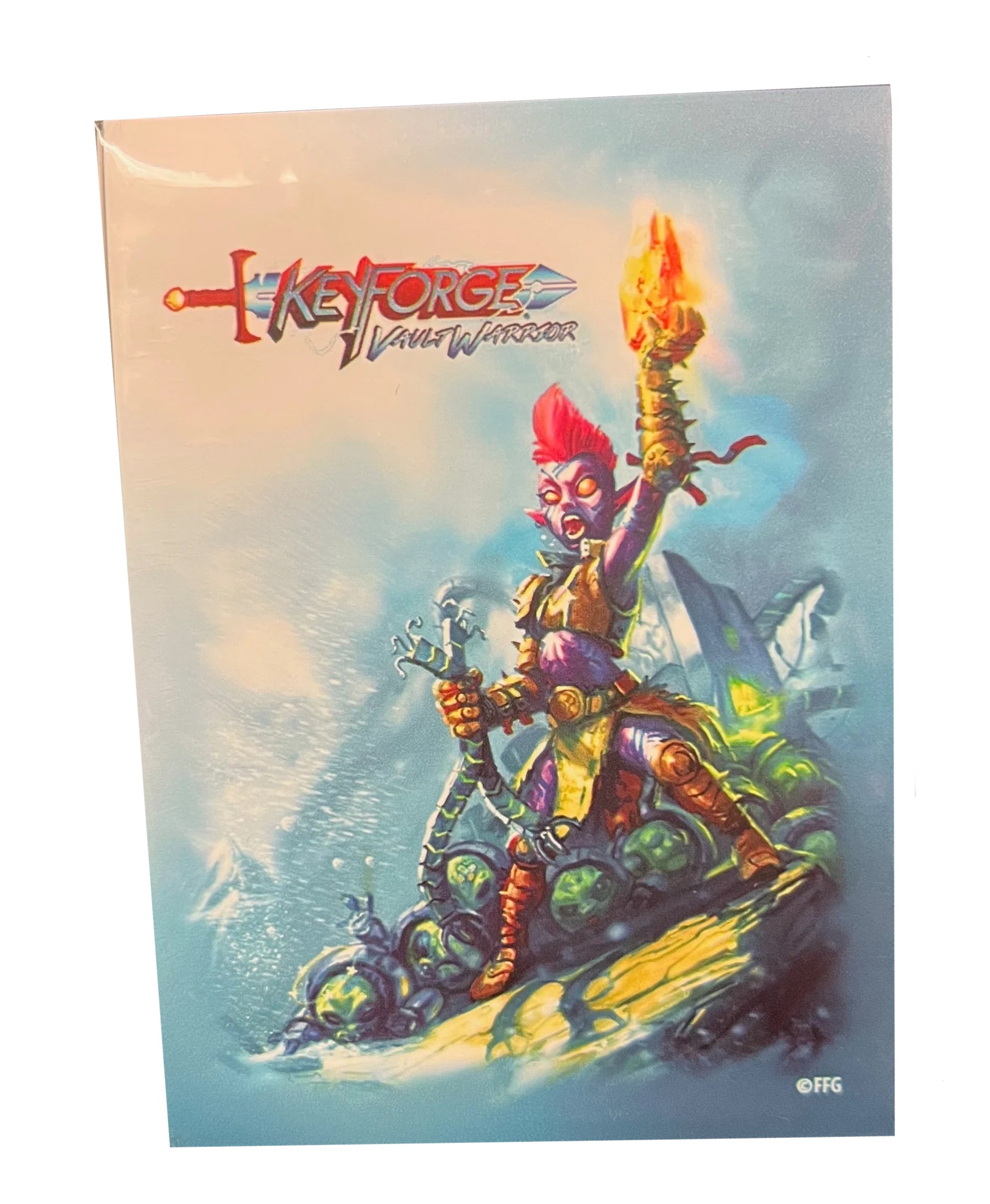 KeyForge Art Sleeves Vault Warrior MKITHNRGVR |0|