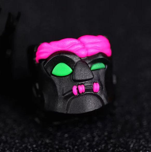Hot Keys Project HKP Deadhead Pink Brain Artisan Keycap