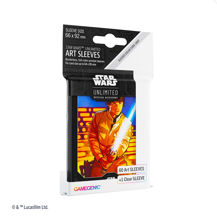 Star Wars Unlimited Art Card Sleeves Luke Skywalker Star Wars Unlimited Art Card Sleeves Luke Skywalker
