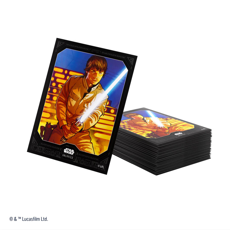 Star Wars Unlimited Art Card Sleeves Luke Skywalker Double Sleeving Pa Star Wars Unlimited Art Card Sleeves Luke Skywalker Double Sleeving Pa