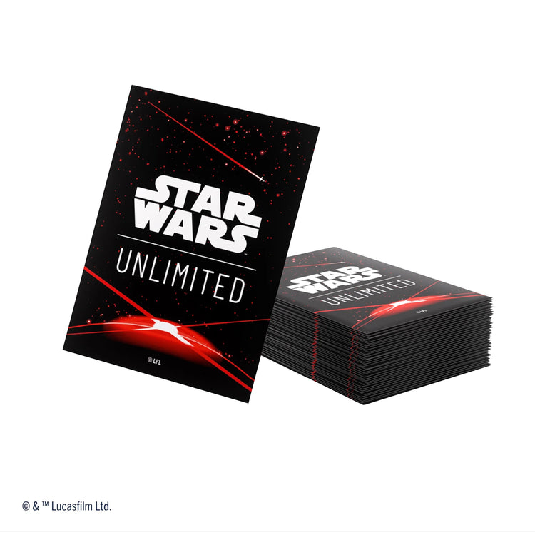 Star Wars: Unlimited - Sleeves - Double Sleeving Pack - Space Red Star Wars: Unlimited - Sleeves - Double Sleeving Pack - Space Red