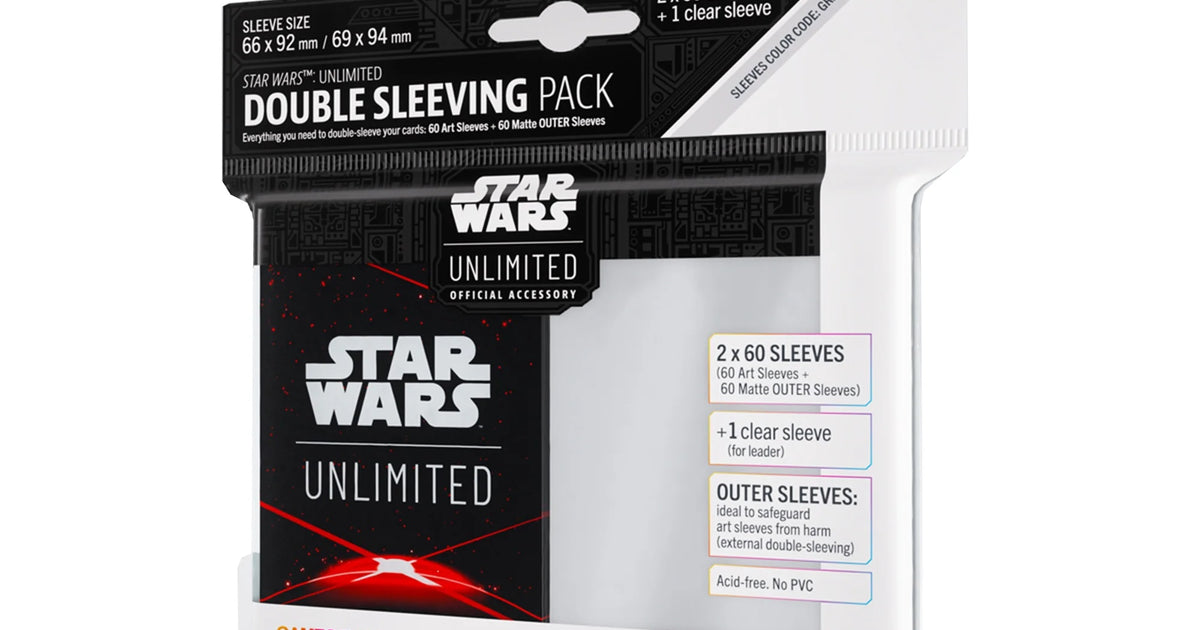 house stark card sleeves Star Wars Unlimited Art Card Sleeves Space Red Double Sleeving Pack