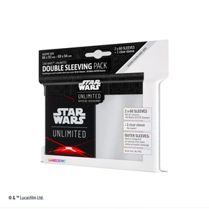 Star Wars: Unlimited - Sleeves - Double Sleeving Pack - Space Red Star Wars: Unlimited - Sleeves - Double Sleeving Pack - Space Red