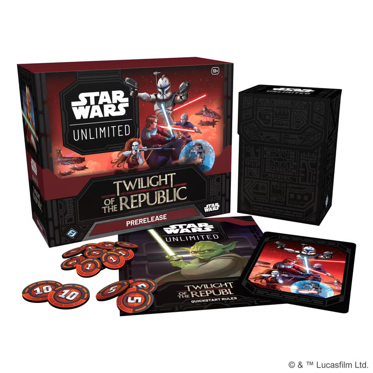 Star Wars Unlimited Twilight of the Republic Prerelease Box Star Wars Unlimited Twilight of the Republic Prerelease Box