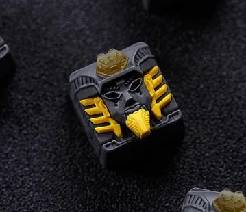 Hot Keys Project HKP Pharaoh Grey x Yellow Artisan Keycap MK194JHYEN |38616|