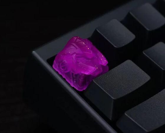 Hot Keys Project HKP Berserker Purple Glitter Artisan Keycap MK7ANYYX9H |38657|