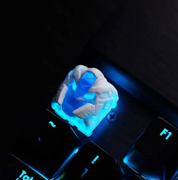 Hot Keys Project HKP Berserker White & Blue Artisan Keycap