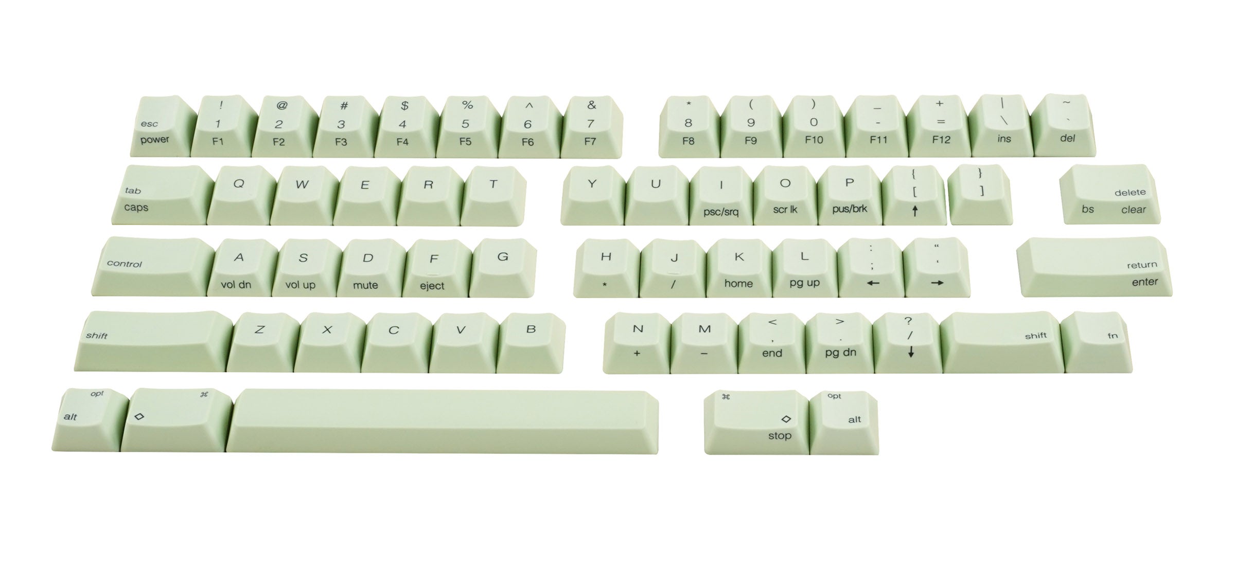 HHKB Wasabi Keycap Set MK9468FYT4 |72453|