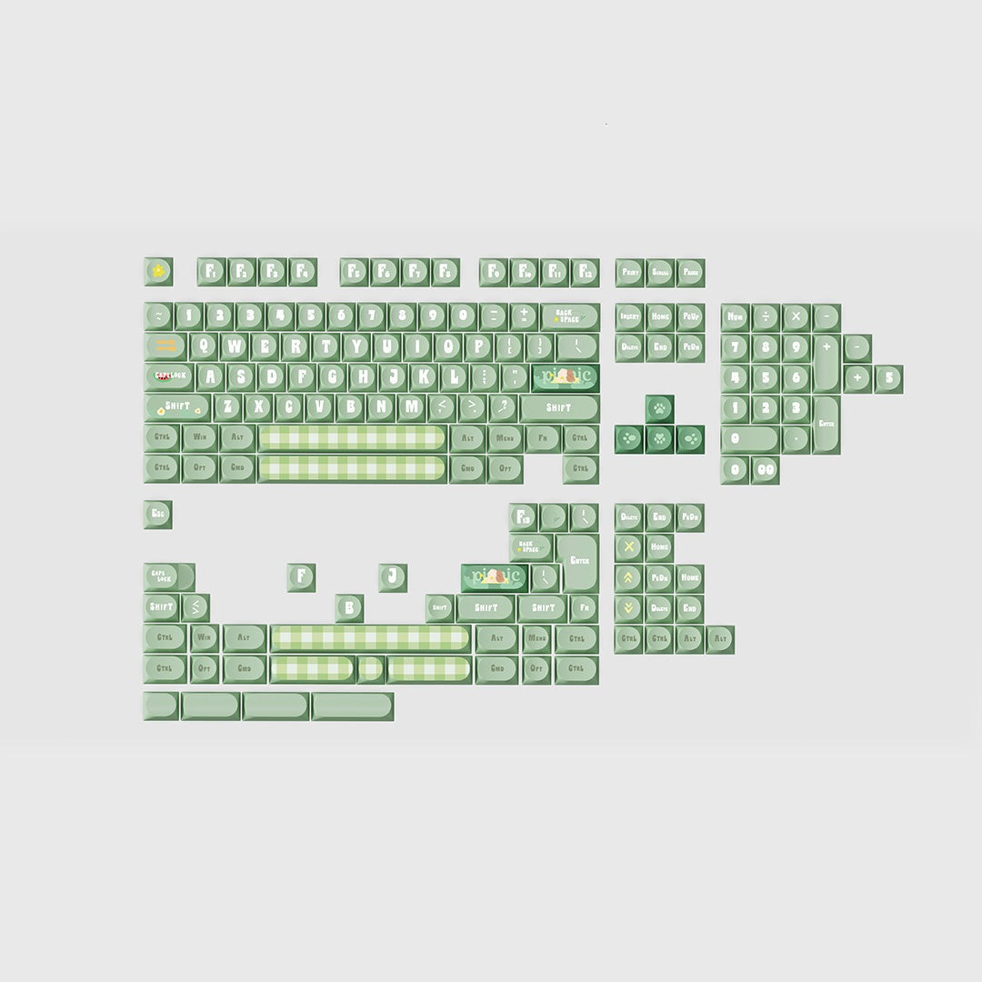 Chilkey Summer Picnic 170 Key DDA Profile Dye Sub PBT Keycap Set MK9MJDTFAW |73519|