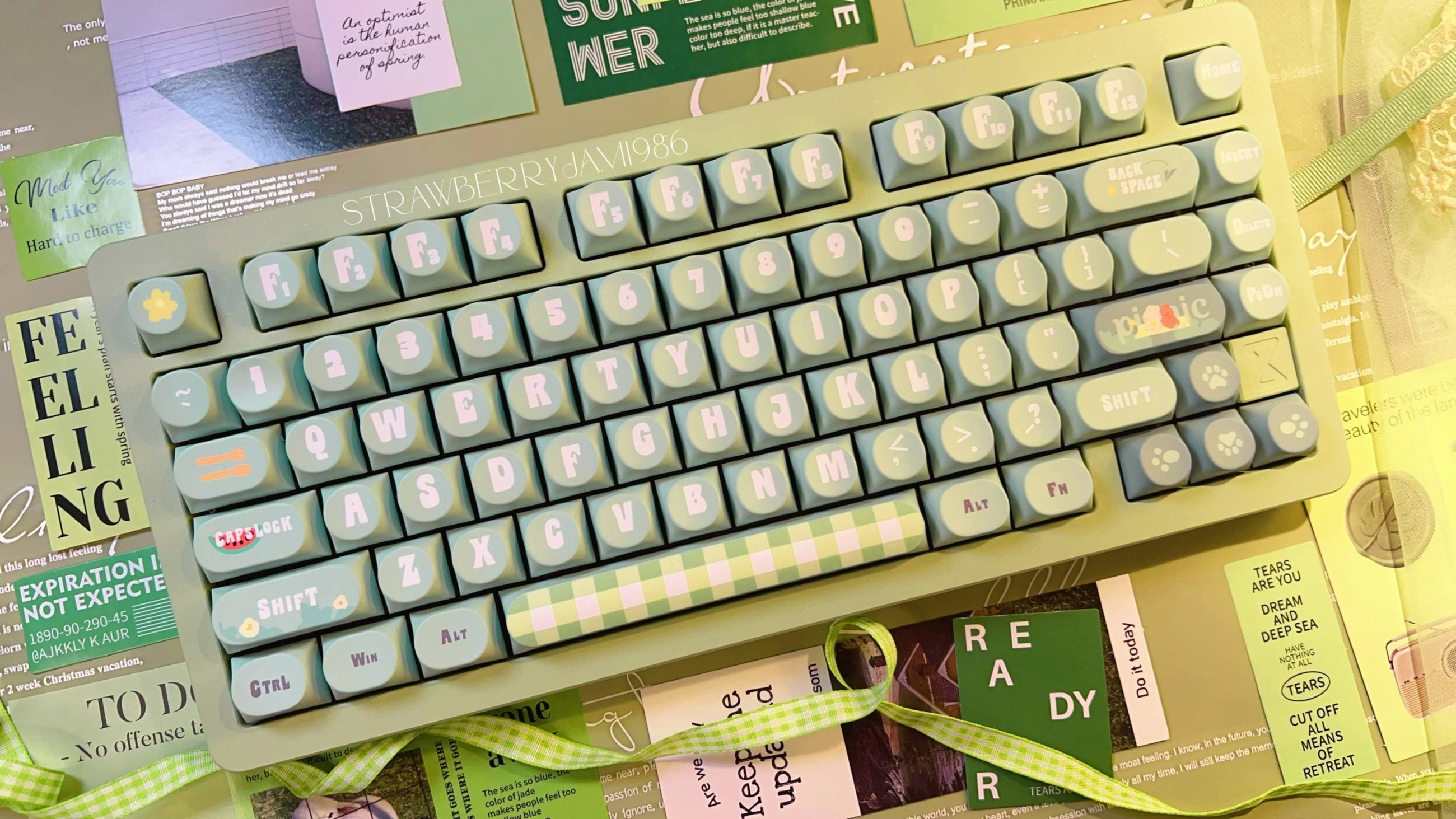 Chilkey Summer Picnic 170 Key DDA Profile Dye Sub PBT Keycap Set MK9MJDTFAW |72661|