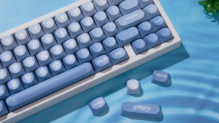 Chilkey Ocean Party 170 Key DDA Profile Dye Sub PBT Keycap Set MKO2K0M70I |72694|