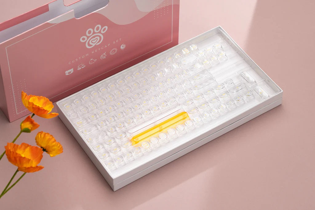 Chilkey Glazed Yellow 170 Key DDA Profile Dye Sub PC Keycap Set MKZE2A6FNT |72712|