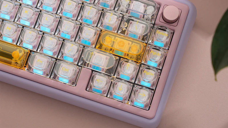 Chilkey Glazed Yellow 170 Key DDA Profile Dye Sub PC Keycap Set ...