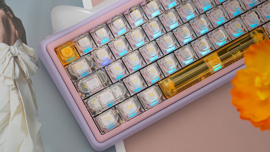 Chilkey Glazed Yellow 170 Key DDA Profile Dye Sub PC Keycap Set MKZE2A6FNT |72727|