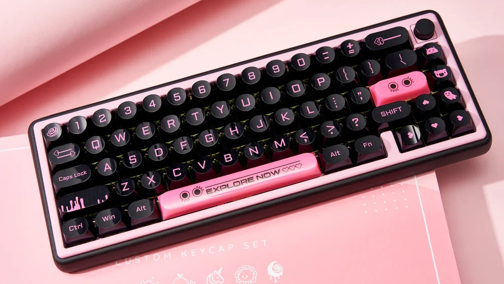 Chilkey Dark Blush 170 Key DDA Profile Dye Sub PC Keycap Set MKCVQLKXZQ |72764|