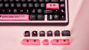 Chilkey Dark Blush 170 Key DDA Profile Dye Sub PC Keycap Set MKCVQLKXZQ |72741|