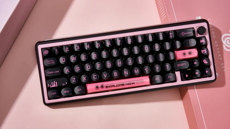 Chilkey Dark Blush 170 Key DDA Profile Dye Sub PC Keycap Set MKCVQLKXZQ |72760|