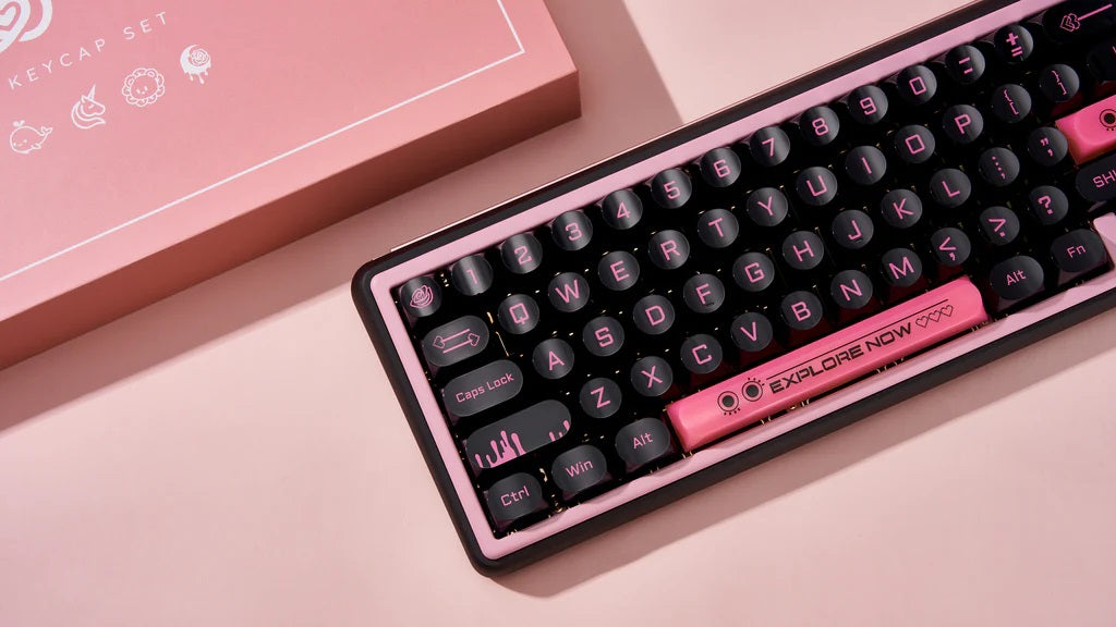 Chilkey Dark Blush 170 Key DDA Profile Dye Sub PC Keycap Set MKCVQLKXZQ |72758|