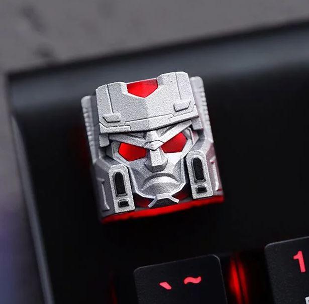 Hot Keys Project HKP Overlord Silver Artisan Keycap MKKOGFXT9M |0|