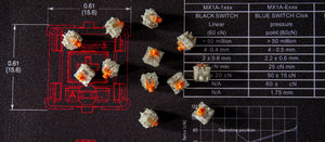 Cherry MX2A Orange 55g Linear *  PCB Mount Switch MKNF5WNNVV |72847|