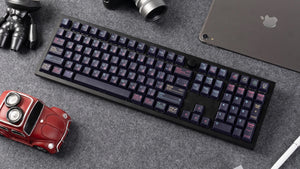 Keychron Neon Night 140 Key Cherry Profile Dye Sub PBT Keycap Set MKD4SFPNGV |72901|