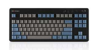 Realforce R3 Grey / Blue TKL Wireless Dye Sub PBT Keyboard keyboard image